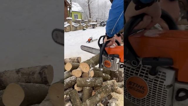 STIHL - MS 250 в роботі