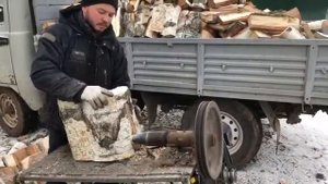 простой дровокол своими руками бензиновый