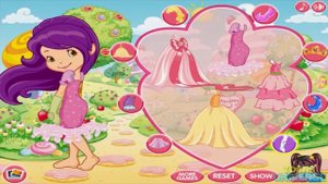 Strawberry Shortcake Berry Sweet Princess Dress Up Game