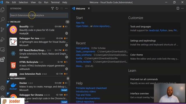 How to start coding Javascript - What you should install to get started.