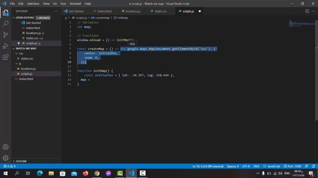Geolocation API  - Watch Me Map JS Project