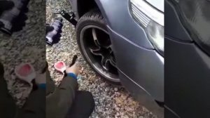 Пробуем герметик шин за 350р. в 18 колеса bmw