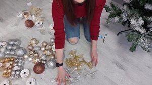 Украшаем новогоднюю елку\Как стильно украсить елку\Супер результат