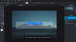 How to Create Watermark in Pixlr E