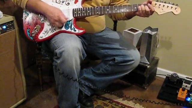 $300 Jimi Hendrix MONTEREY POP FESTIVAL FENDER STRATOCASTER replica! John Mayer strat смотреть онлайн