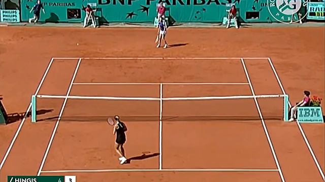 Martina Hingis vs Mary Pierce 2000 Roland Garros SF Highlights смотреть онлайн