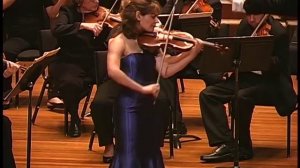 Irina Muresanu plays Enescu Romanian Rhapsody No. 1 arranged for violin and strings PART 2