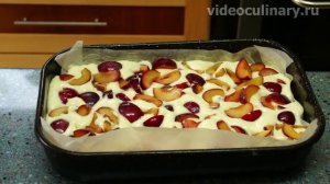 Как приготовить пирог со сливами