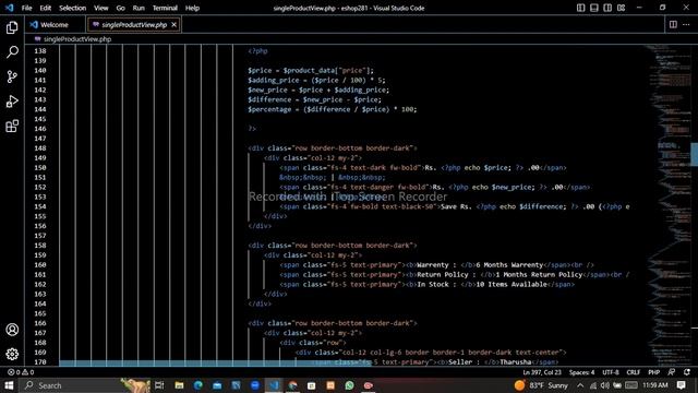 Web Project Task 45 | 1st Year | Semester 01 | Java Institute |eShop application смотреть онлайн