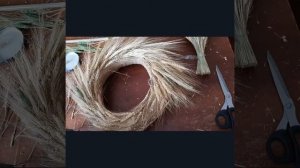 Венок из сухоцветов своими руками.