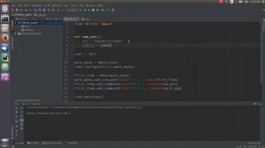 Библиотека Tkinter - 10 - Выпадающее меню