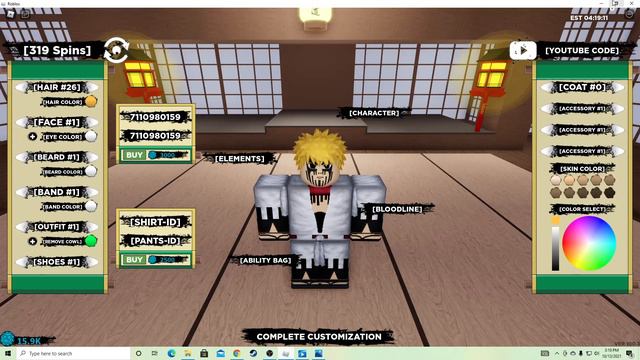 [UPDATE 100] How To Dress Up As *Hokage* Naruto in Shindo Life