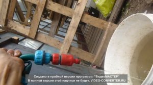 система подогрева воды и полива в теплице