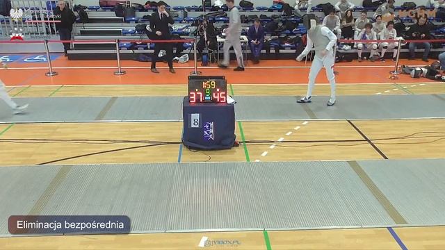 p.żółta - Drużynowe Mistrzostwa Polski Juniorów we Florecie - Trzebnica 12.02.2023 смотреть онлайн