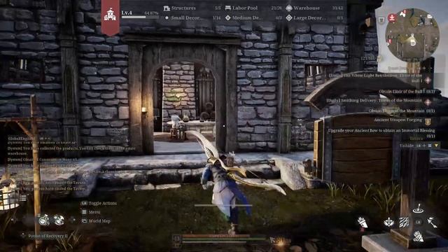 Bless Unleashed PC - Ancient weapon progress and estate Tips! смотреть онлайн