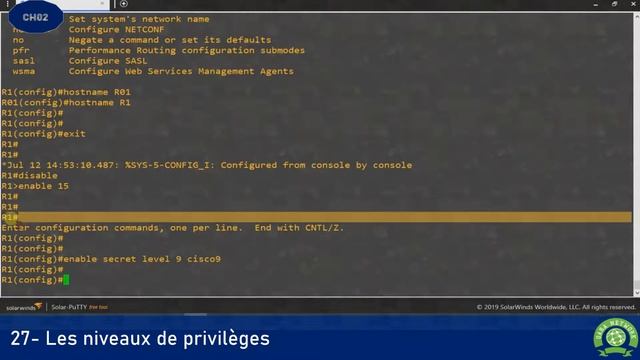 27 - CCNA Sécurité [ Darija ] - Les niveaux de privilèges смотреть онлайн