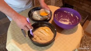 Ввыпекаем хлеб русской  печки