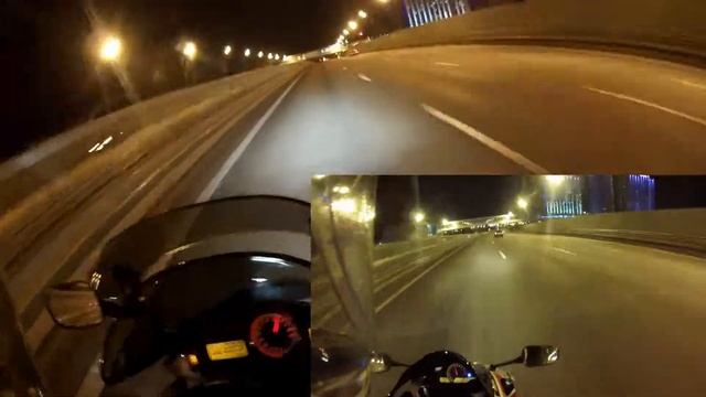 Прохват по ЧТК 2 камеры, vfr800 и 2 cbr1000 смотреть онлайн