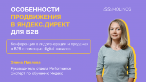 Элина Павлова - Особенности Яндекс Директ для В2В рынков
