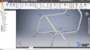 How to create a chair using the 3D sketch, sweep, pattern, free-form tools in inventor