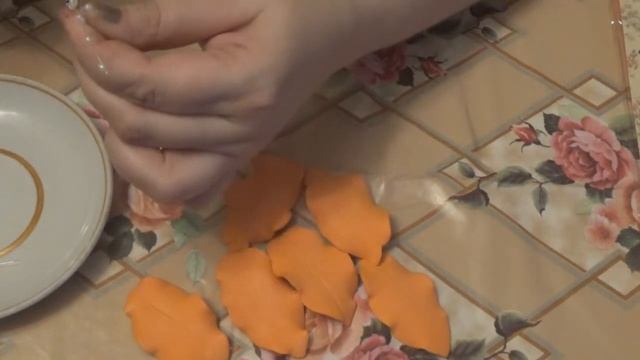 Заколка-лилия из фоамирана