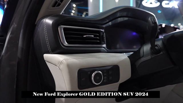 Introduced with a Presale Price of 399800 Yuan New Ford Explorer RED GOLD EDITION SUV 2024