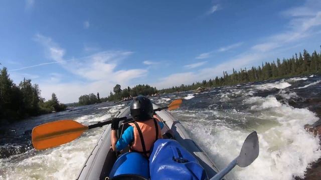 Умба - Прохождение порогов от озера до моря смотреть онлайн