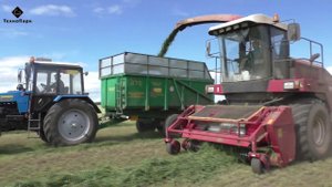Заготовка сенажа КВК 800 и КСК 600
