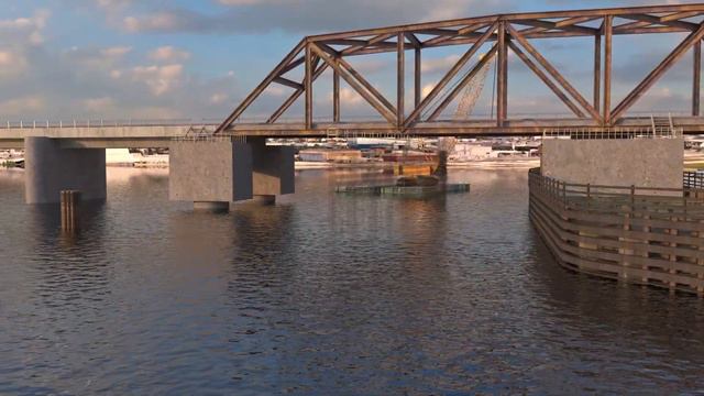 1 Minute of: Bridge Fender Pier Replacement Sequencing смотреть онлайн