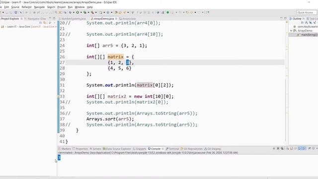 What is an array? Java examples - simple and multidimensional arrays