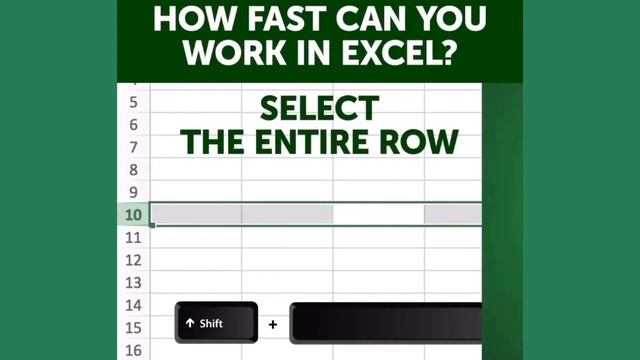 Useful Shortcuts in EXCEL (For Beginners)