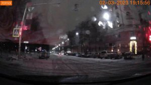 02.03 23 выезд с кругового движения Красная площадь Ярославль
