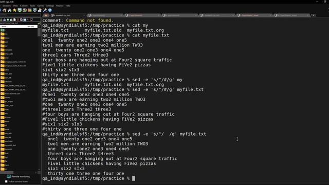 Linux | 2 | sed (Stream EDitor) frequently used commands смотреть онлайн