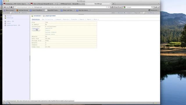 Manage MongoDB on OpenShift PaaS with RockMongo смотреть онлайн