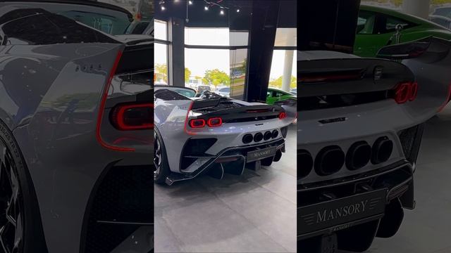 MANSORY Ferrari SF90 Spider exhaust sound flap