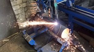 Плазменная резка трубы для банных печей гарант