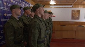 Отправка новобранцев в Президентский полк