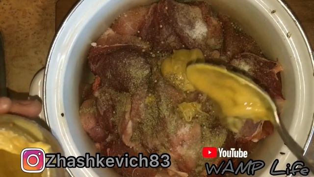 Маринуем шашлык из свинины! Мариновка очень вкусная и быстрая! Мясо нежное и сочное!