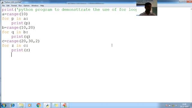 38 Python for loop example | Python programming Tutorial for beginner to advance