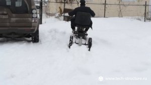 Полноприводный адаптер для мотоблока Угра - Тест