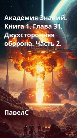 Академия Знаний. Книга 1. Глава 31. Двухсторонняя оборона. Часть 2.