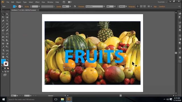 Uko wakora Text irimo amafoto | Adobe Illustrator. смотреть онлайн