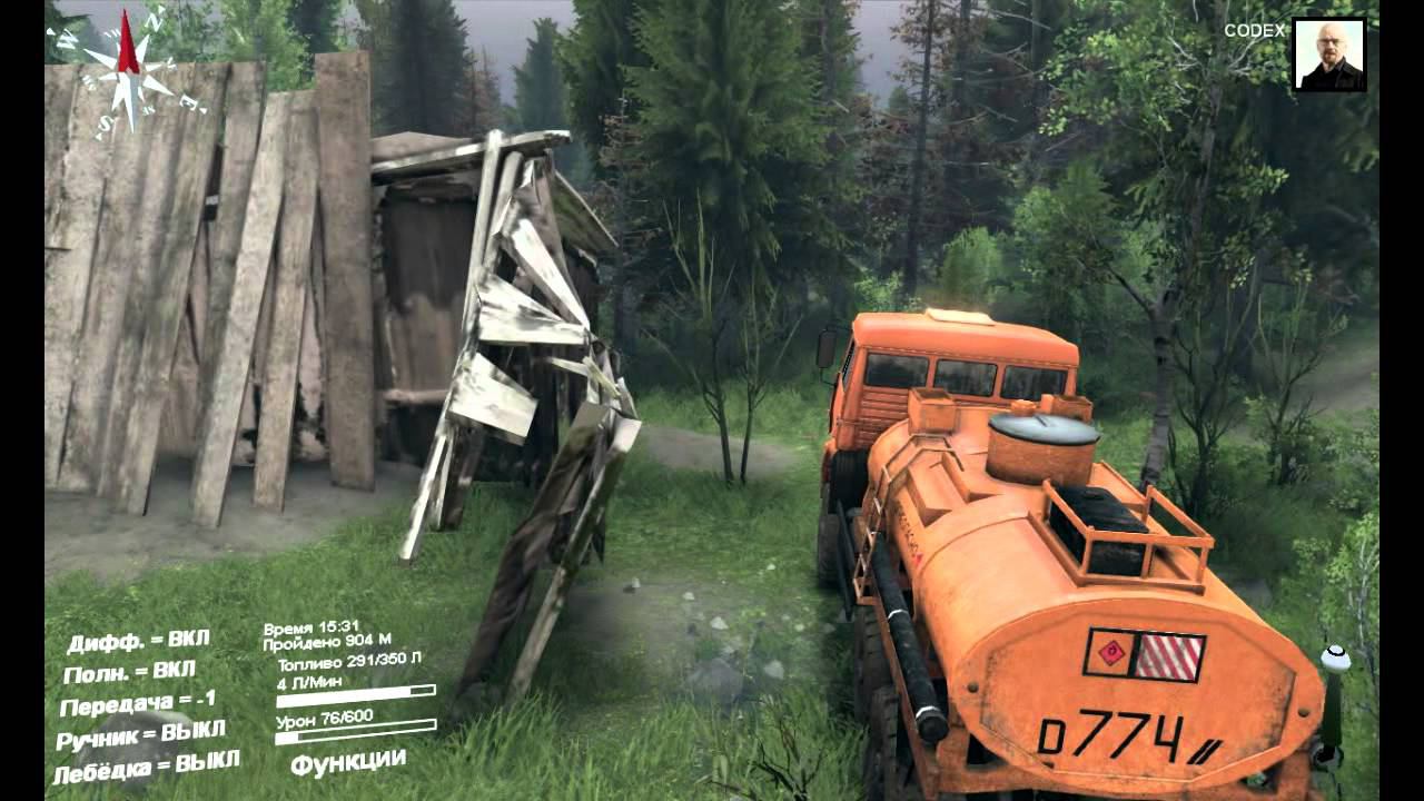 Spintires (РАНДОМ) - Сломал КАМАЗ, добей же все =(