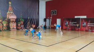 Спортивная аэробика. Группа 5 человек 12-14 лет