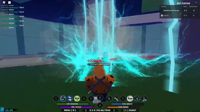 Shock Jutsu Only Combo!! (lightning jutsu) | Shindo Life Roblox смотреть онлайн