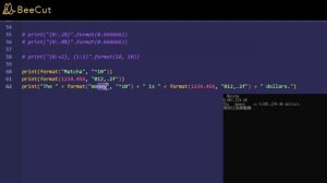 Matcha Code - Python基礎教學 - Format() - part3