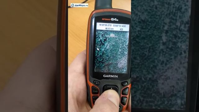 Видео-отзыв спутник на Garmin 64s