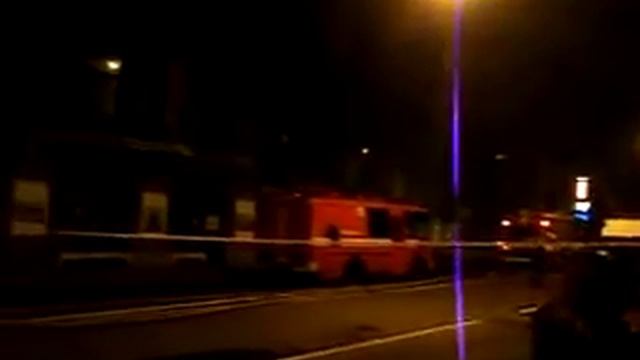 На Большой Пушкарской горел расселённый семиэтажный дом смотреть онлайн