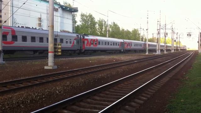 ЧС2к с поездом 022Й «Ульяновск» Москва — Ульяновск смотреть онлайн