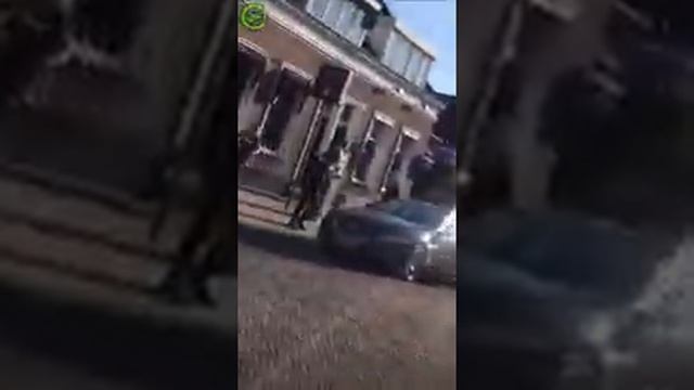 Поляк наказал полицейских в Берлине. Жёсткий паляк. Мама чеченка наверно. смотреть онлайн